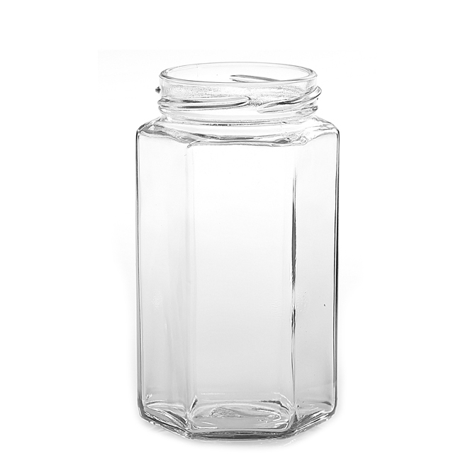 Βάζο 280ml εξάγωνο φ58